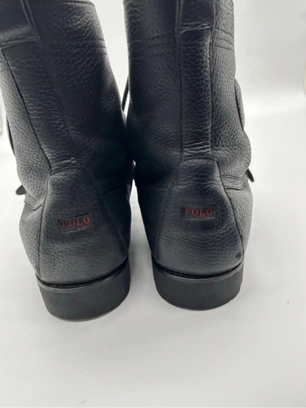 Polo Ralph Lauren Men’s Tumbled Leather Ranger boots size 11 D
